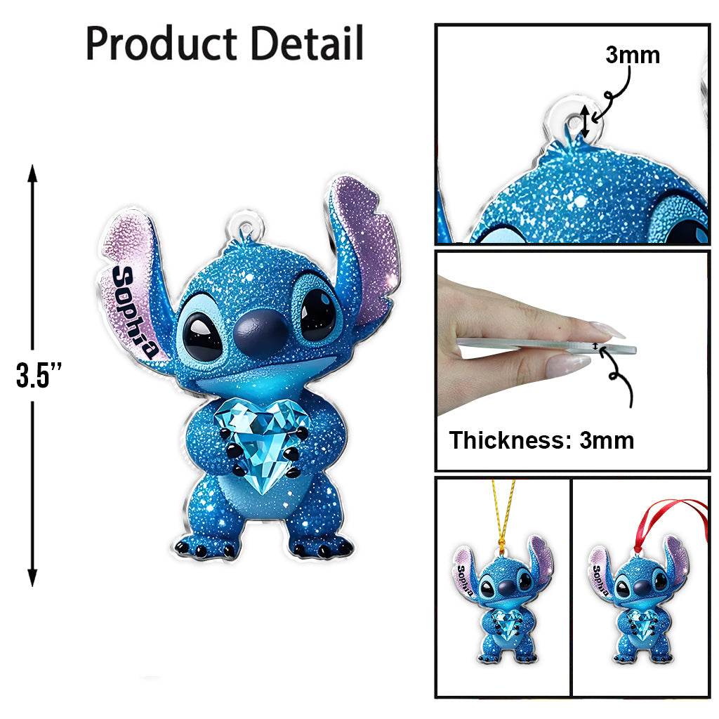 Merry Christmas - Personalized Ohana Ornament