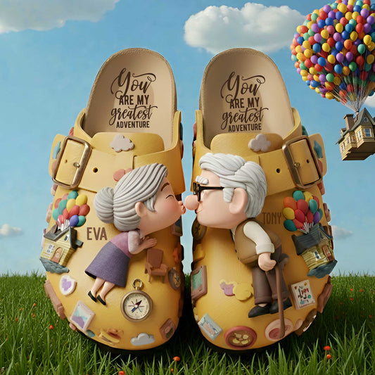 You Are My Greatest Adventure - Personalized Mouse Clogs With Arch Support