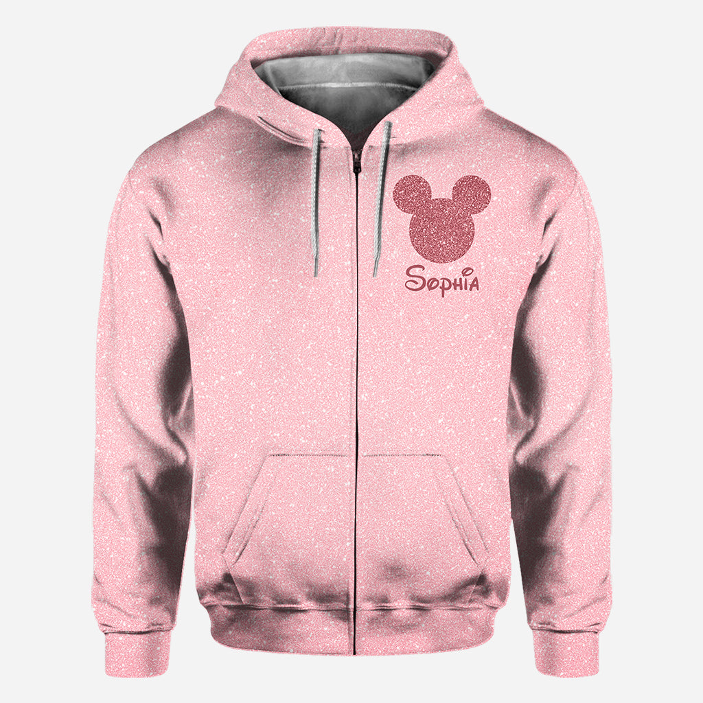 Sparkling Magical Castle - Personalized Mouse All Over Shirt