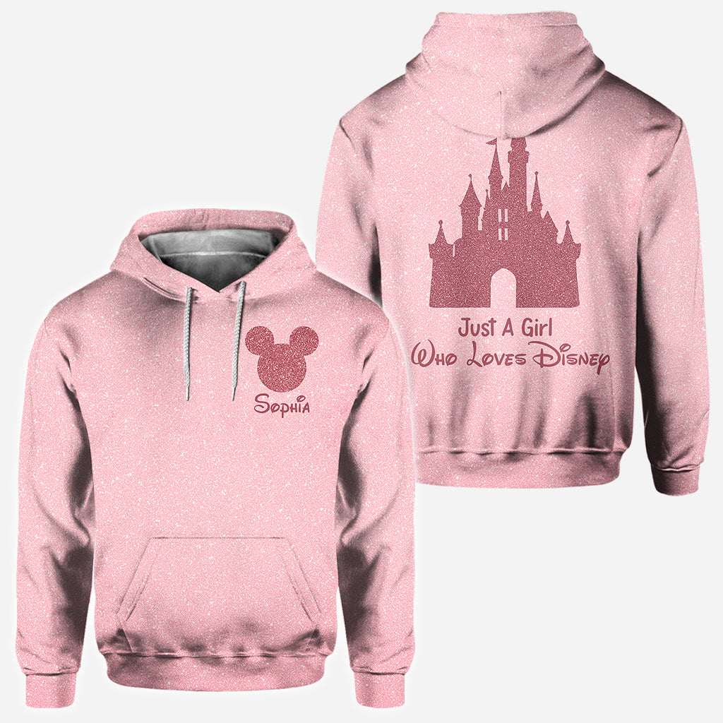 Sparkling Magical Castle - Personalized Mouse All Over Shirt