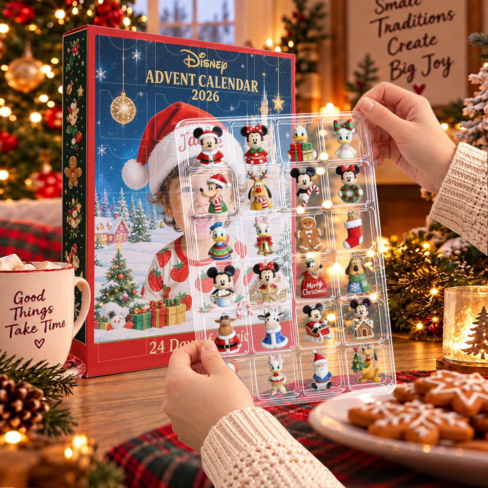 24 Days of Magic - Personalized Mouse Advent Calendar With 3D Collectibles