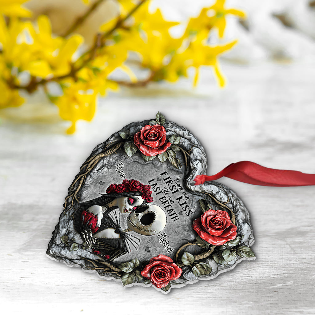From Our First Kiss Till Our Last Breath - Personalized Nightmare Ornament