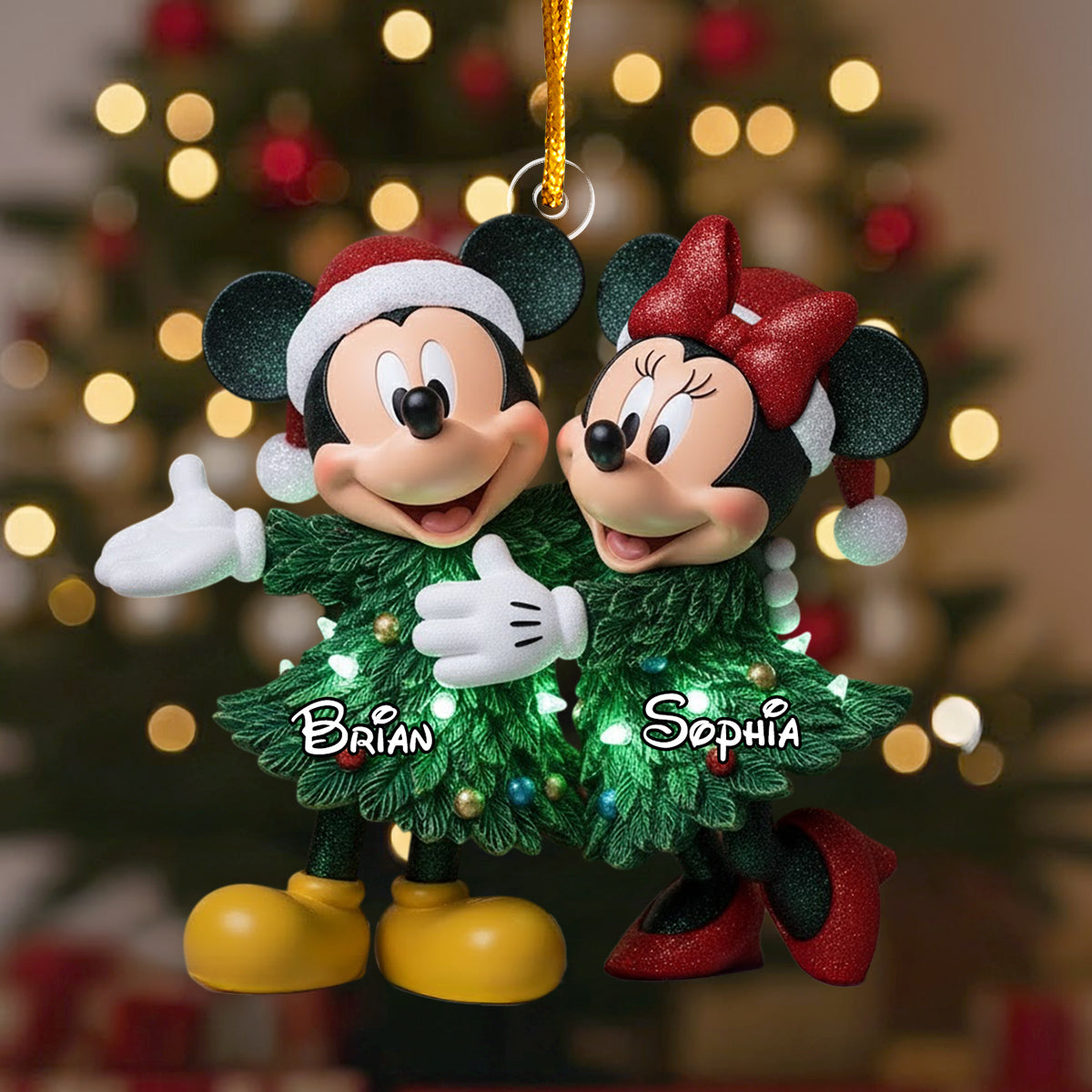 Our Christmas Together - Personalized Mouse Ornament