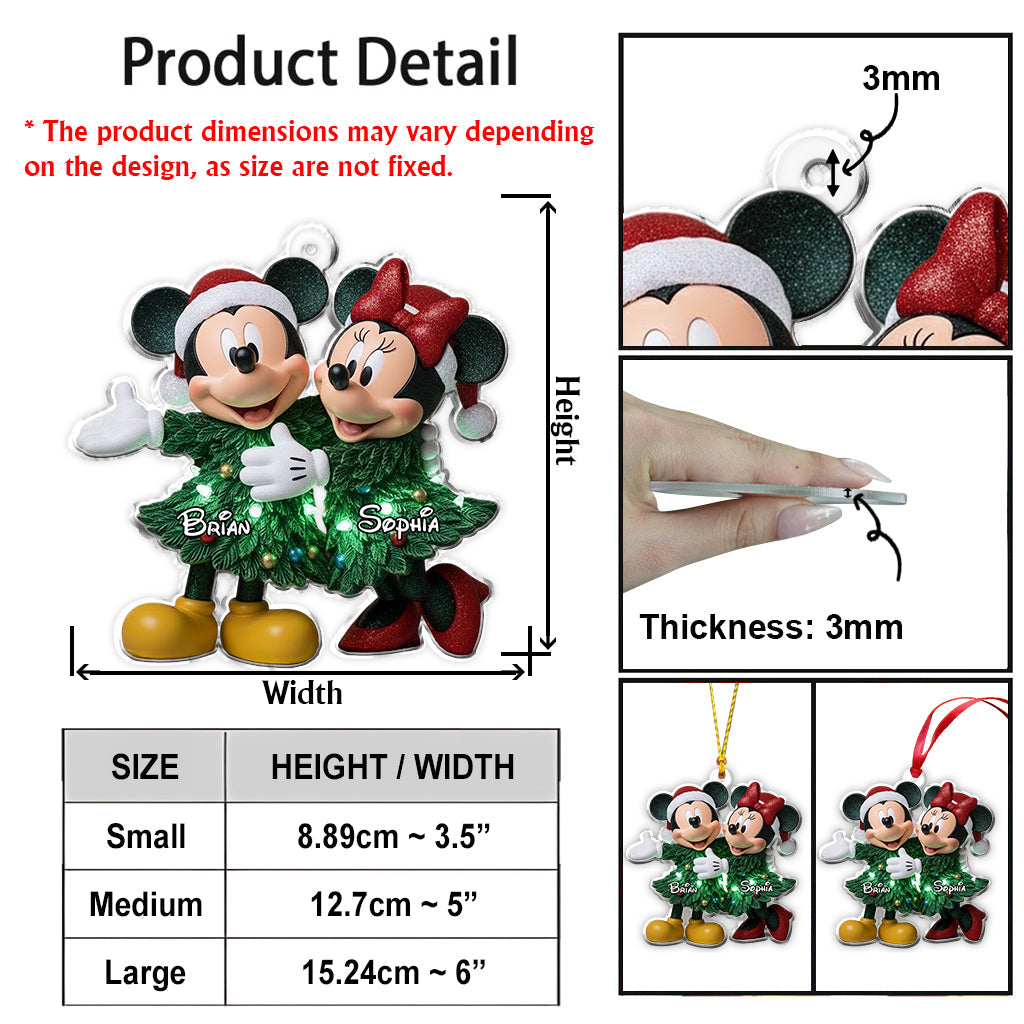 Our Christmas Together - Personalized Mouse Ornament