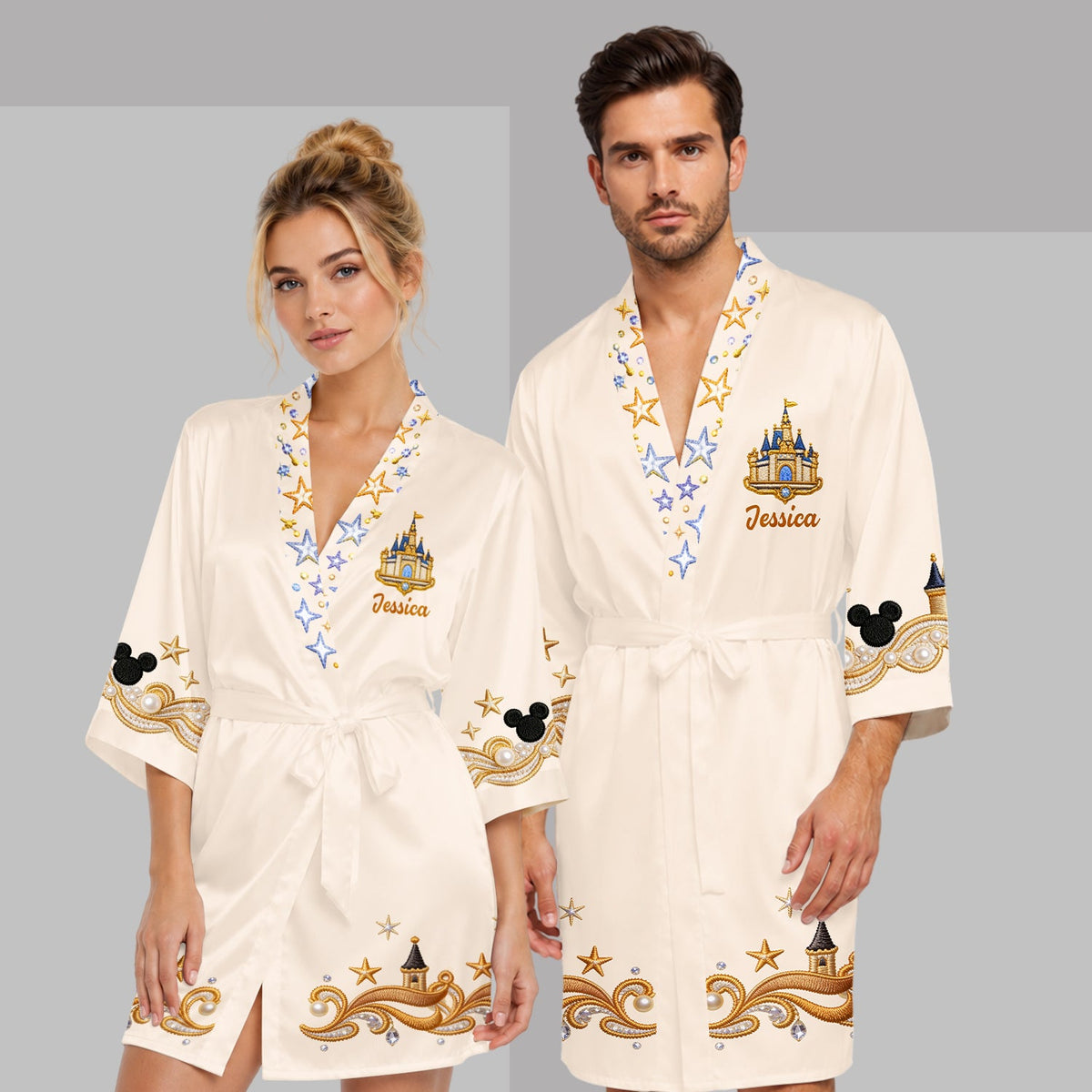 Believe In Magic - Personalized Dream Trip Satin Robe