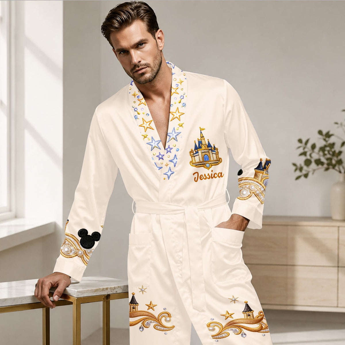 Believe In Magic - Personalized Dream Trip Satin Robe
