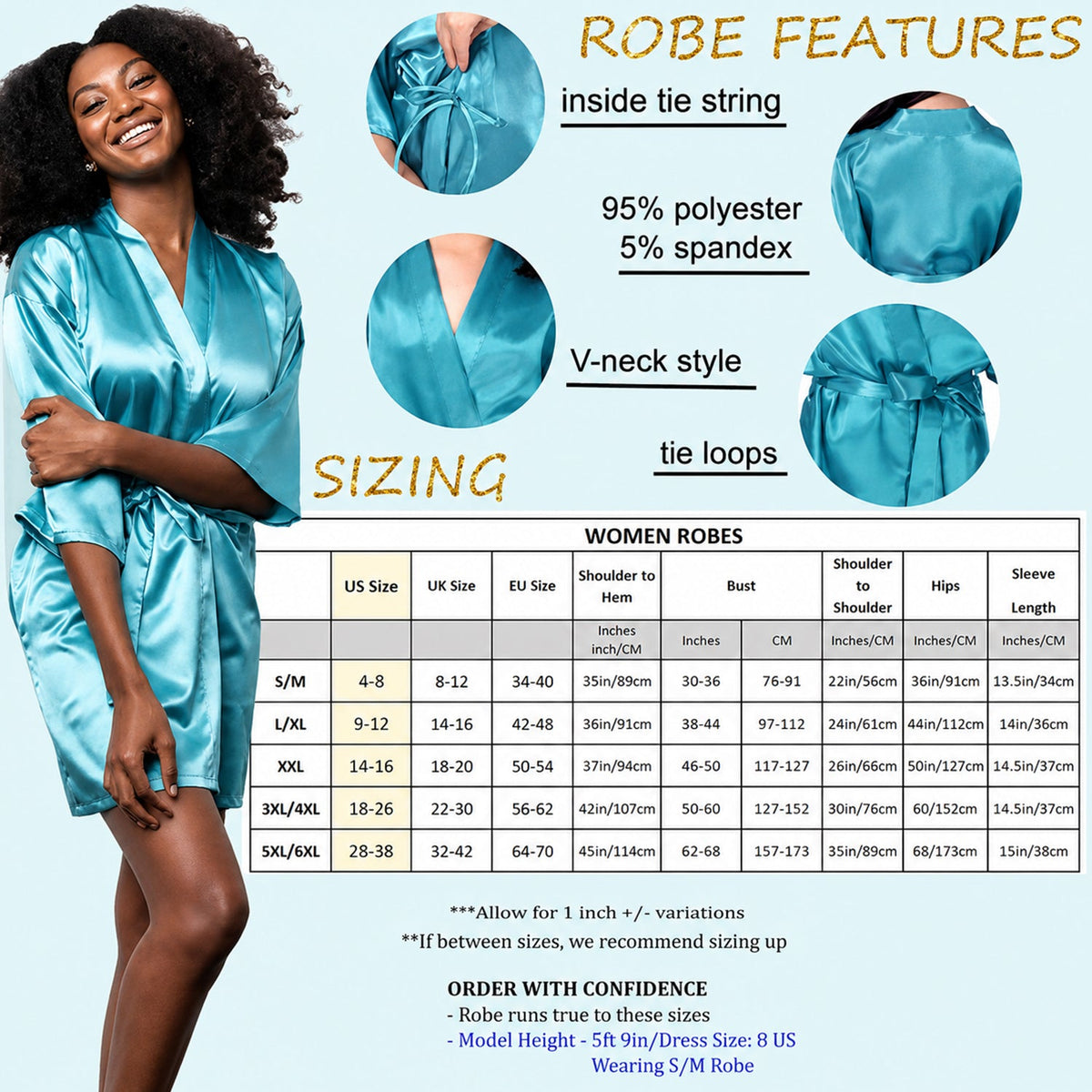 Believe In Magic - Personalized Dream Trip Satin Robe