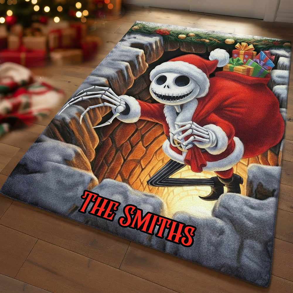 Merry Christmas - Personalized Nightmare Non-Slip Tufted Rug