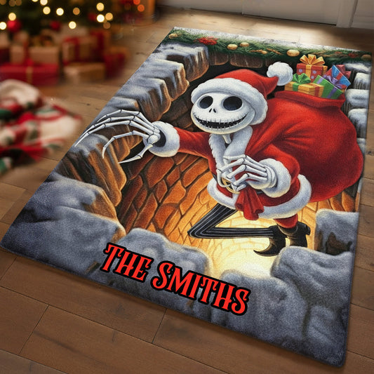 Merry Christmas - Personalized Nightmare Non-Slip Tufted Rug
