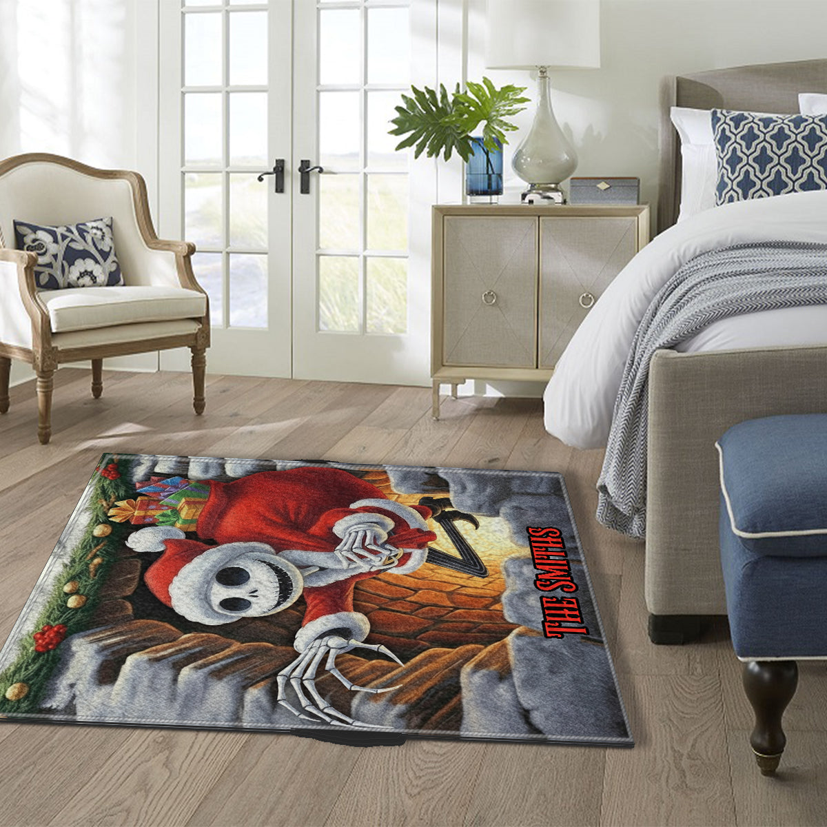Merry Christmas - Personalized Nightmare Non-Slip Tufted Rug