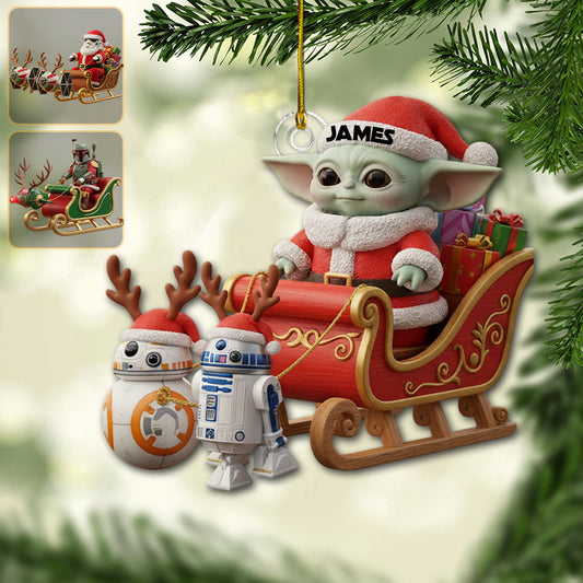 Merry Christmas - Personalized The Force Ornament