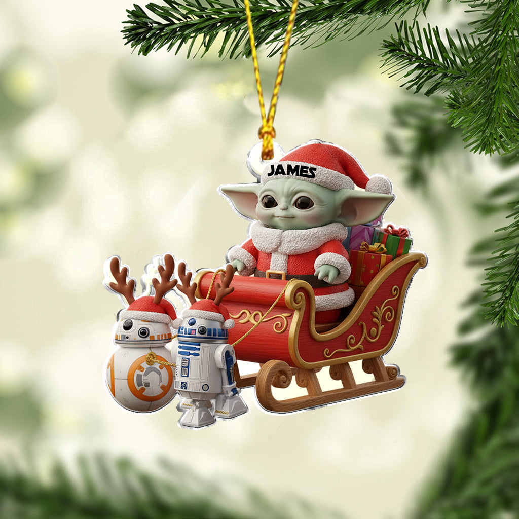 Merry Christmas - Personalized The Force Ornament