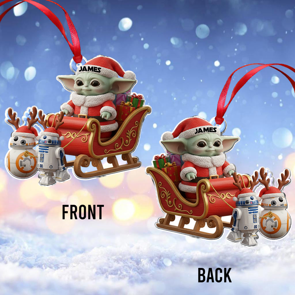 Merry Christmas - Personalized The Force Ornament