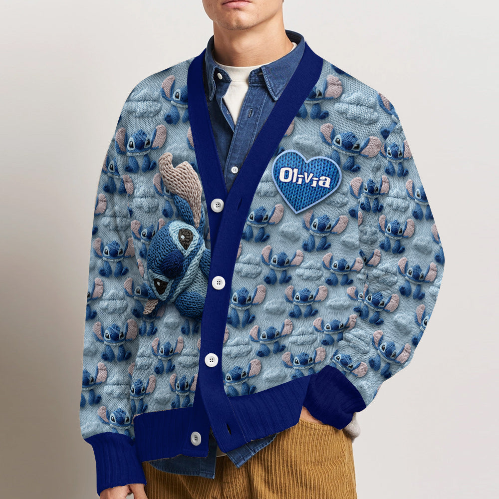 Ohana Means Family - Personalized Ohana Cardigan Sweater