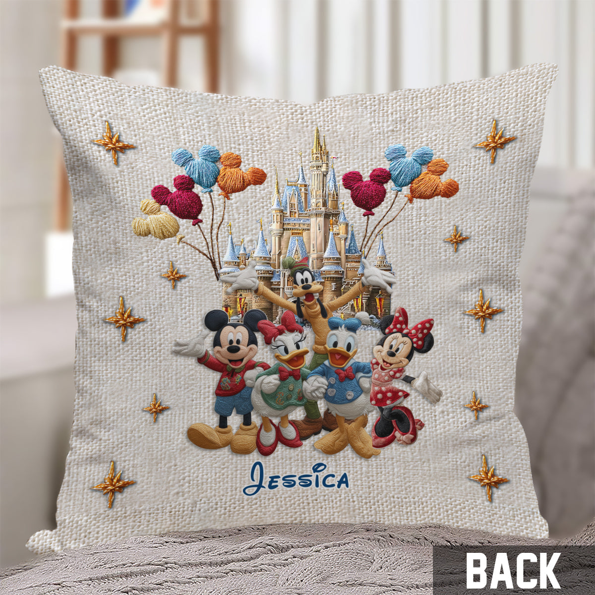 Friends - Personalized Mouse Throw Pillow