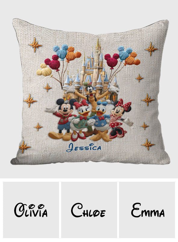 Friends - Personalized Mouse Throw Pillow