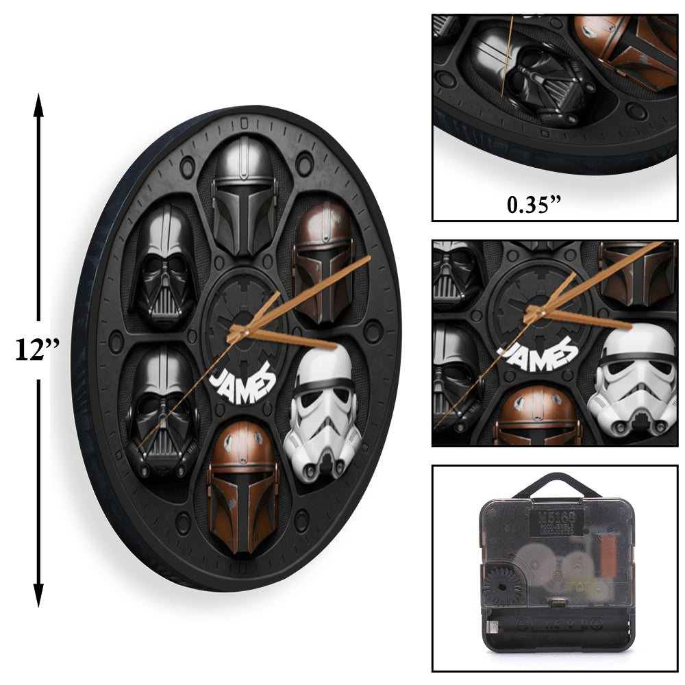 Galactic Legacy - Personalized The Force Wall Clock