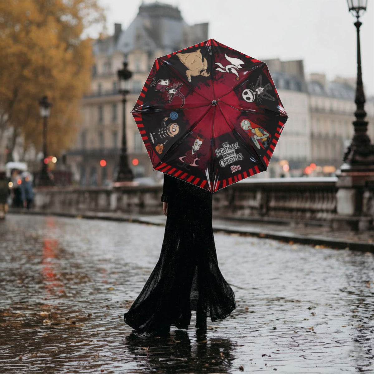 Nightmare Before Christmas - Personalized Nightmare Umbrella