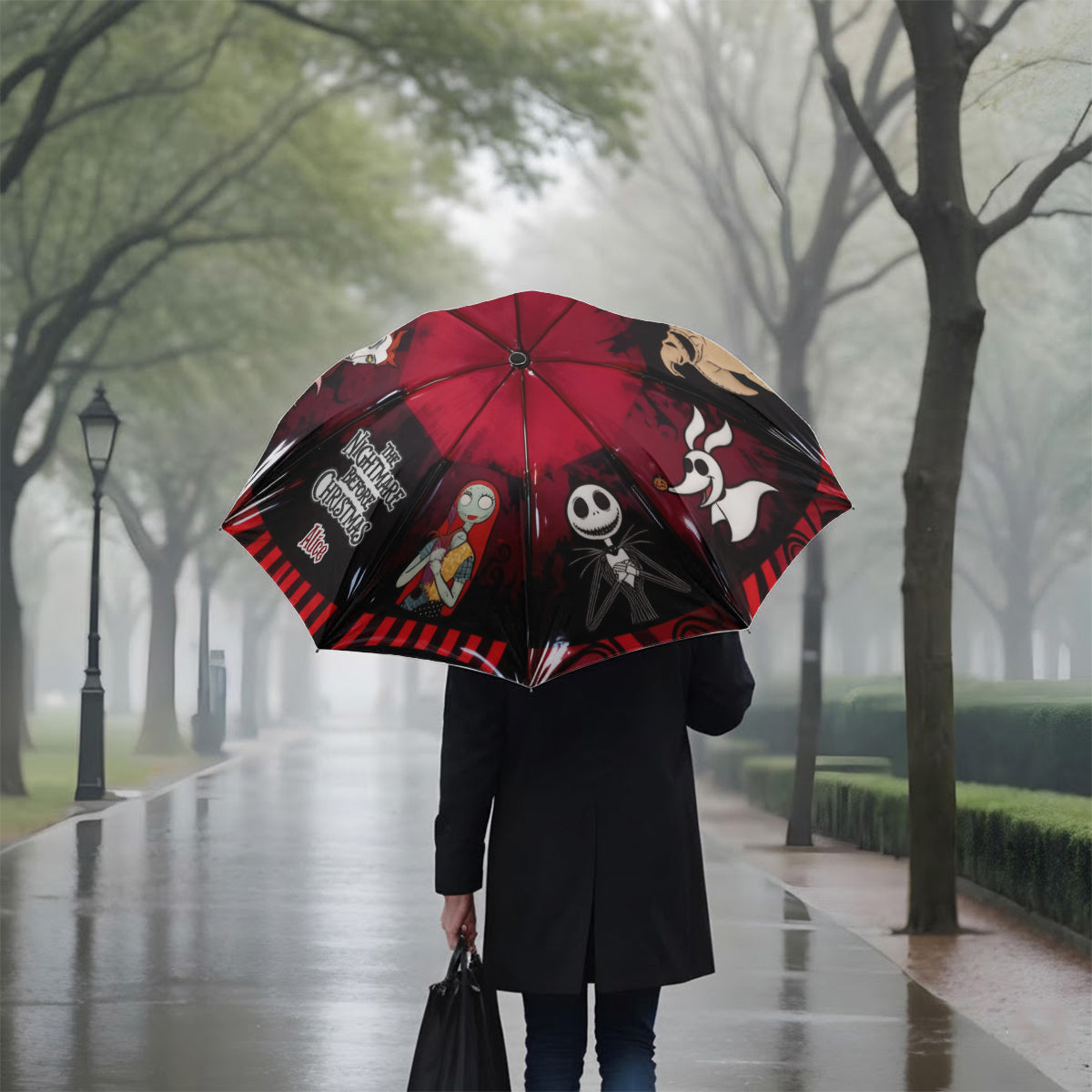 Nightmare Before Christmas - Personalized Nightmare Umbrella