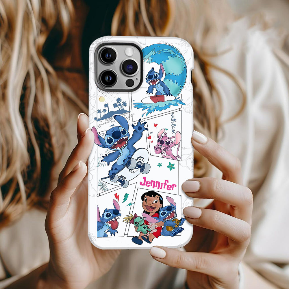 Cartoon Ohana - Personalized Ohana Full Print Phone Case