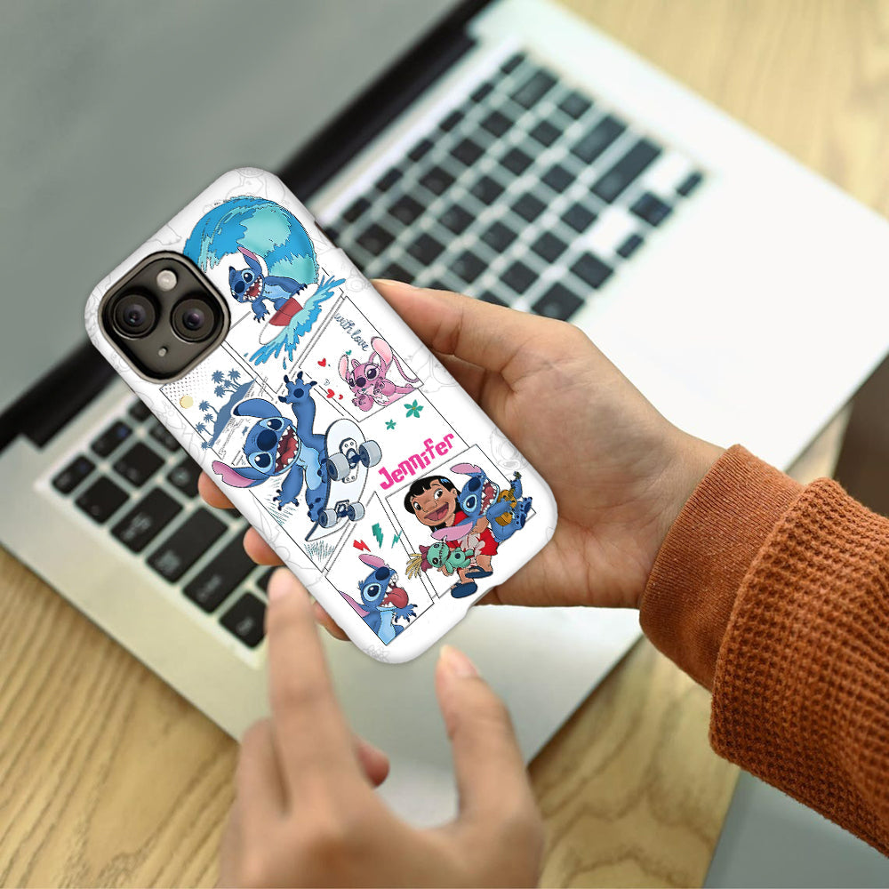 Cartoon Ohana - Personalized Ohana Full Print Phone Case