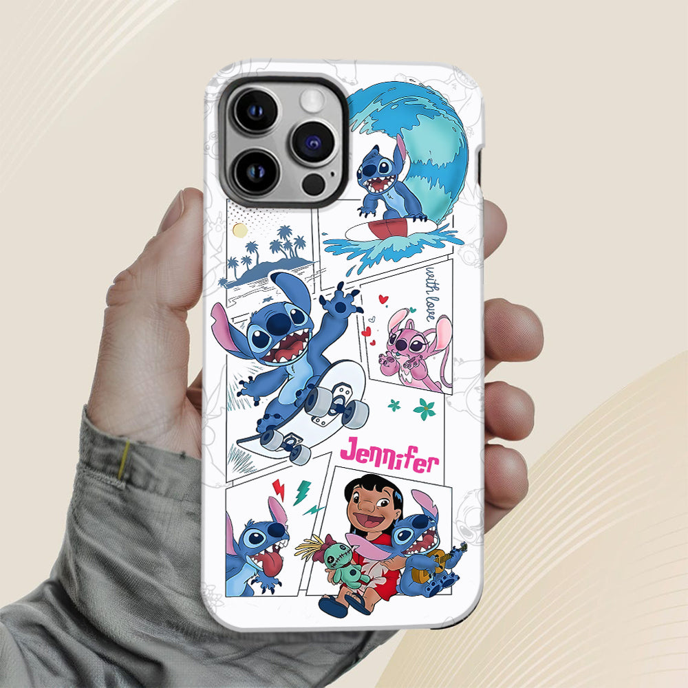 Cartoon Ohana - Personalized Ohana Full Print Phone Case