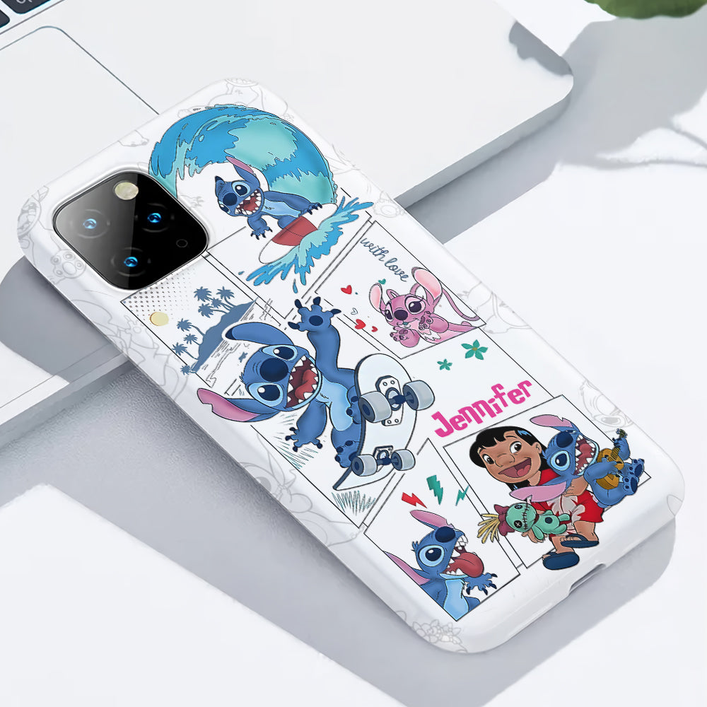 Cartoon Ohana - Personalized Ohana Full Print Phone Case
