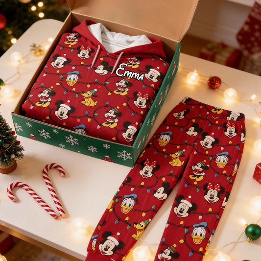 Have A Very Magical Christmas - Personalized Mouse Kid Hoodie & Kid Jogger Sweatpants