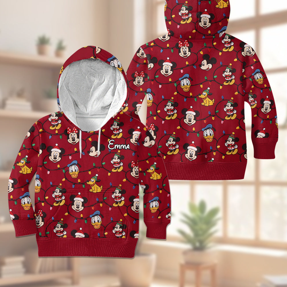 Have A Very Magical Christmas - Personalized Mouse Kid Hoodie & Kid Jogger Sweatpants