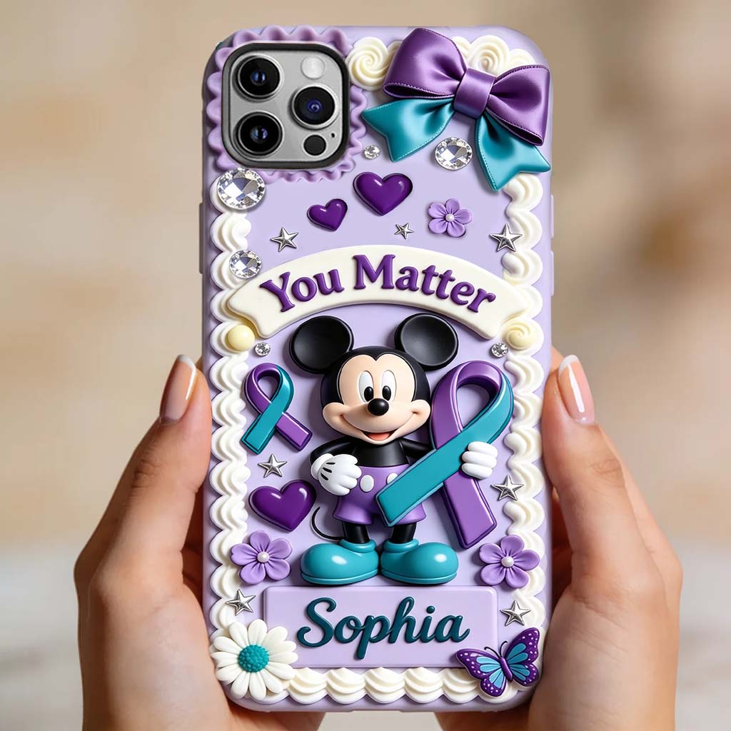 Suicide Prevention - Personalized Suicide Prevention Full Print Phone Case