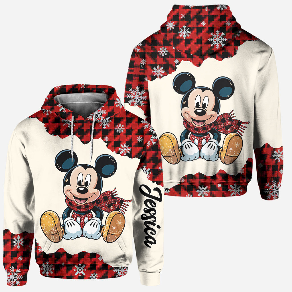 Merry Christmas - Personalized Mouse Hoodie and Leggings