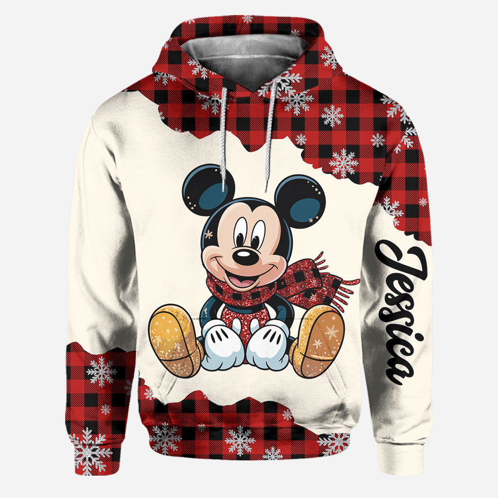 Merry Christmas - Personalized Mouse Hoodie and Leggings