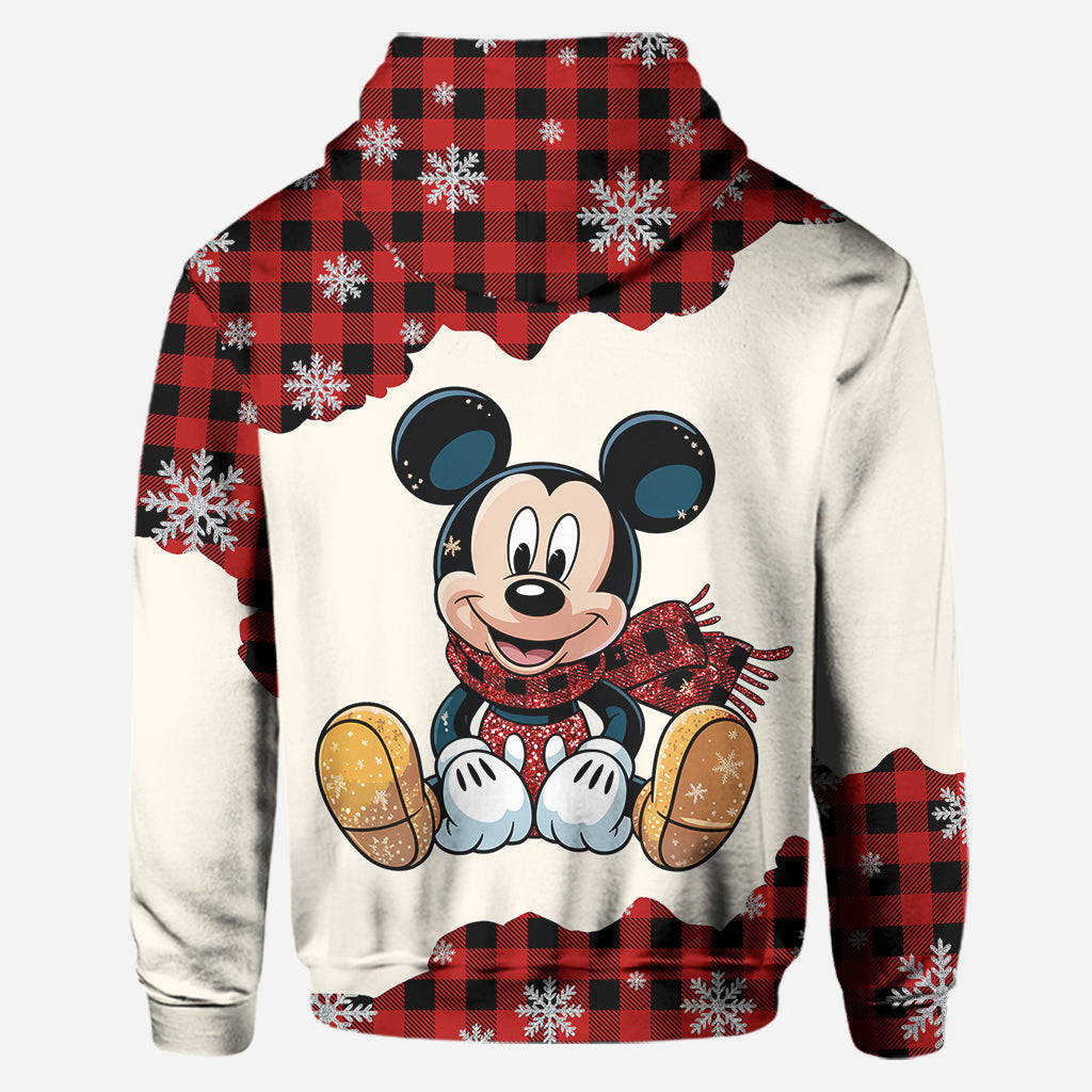 Merry Christmas - Personalized Mouse Hoodie and Leggings