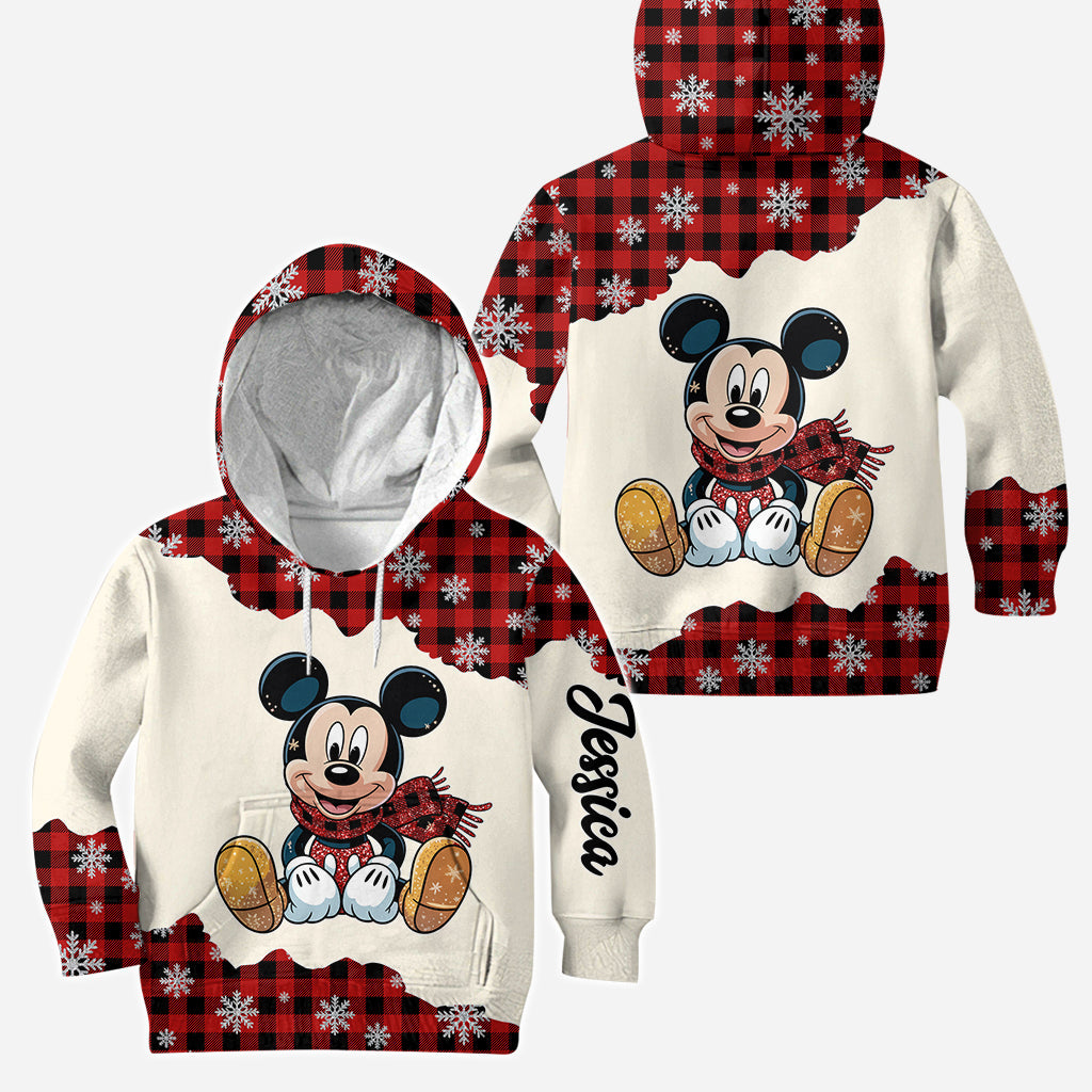 Merry Christmas - Personalized Mouse Hoodie and Leggings