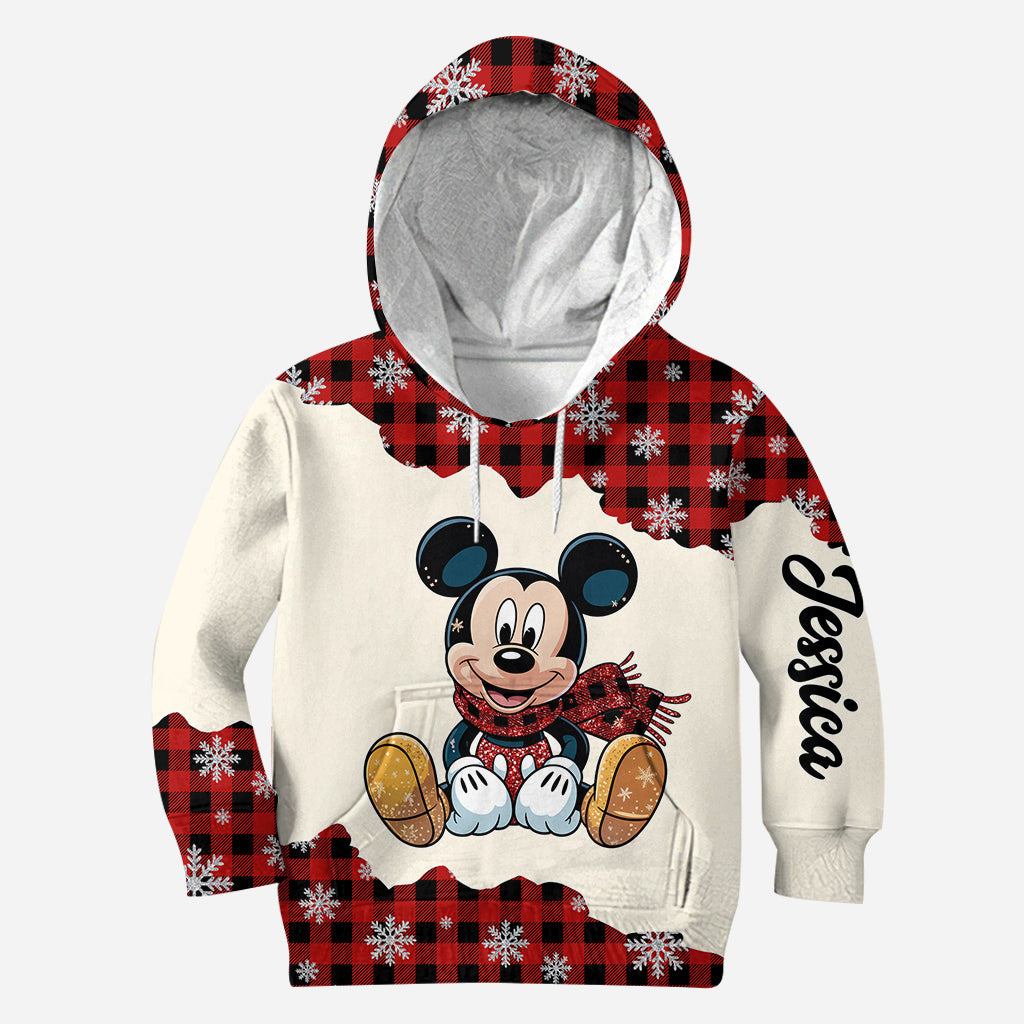 Merry Christmas - Personalized Mouse Hoodie and Leggings