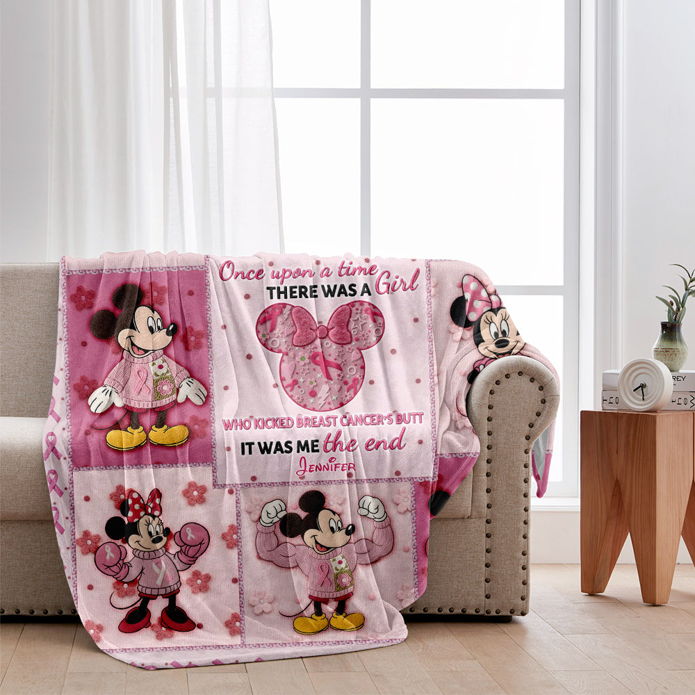 Breast Cancer Awareness Bedding Set - Personalized Breast Cancer Awareness Blanket