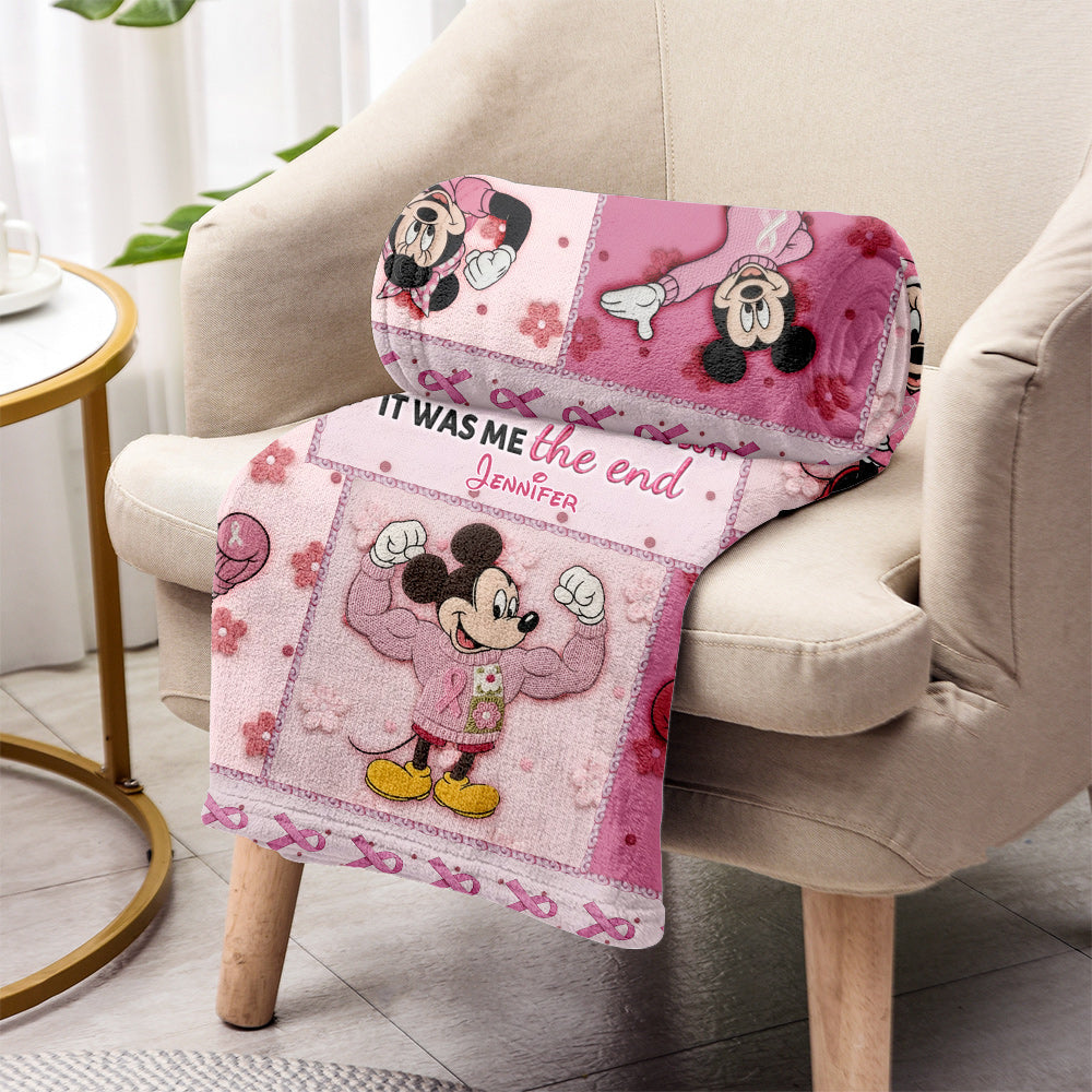 Breast Cancer Awareness Bedding Set - Personalized Breast Cancer Awareness Blanket