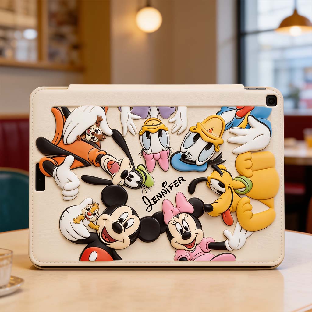 Friends - Personalized Mouse Tablet Cover With Pen Slot