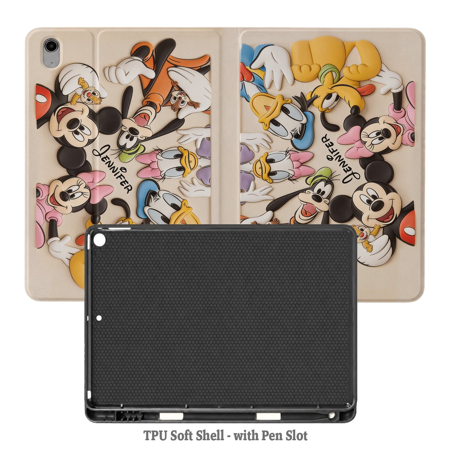 Friends - Personalized Mouse Tablet Cover With Pen Slot