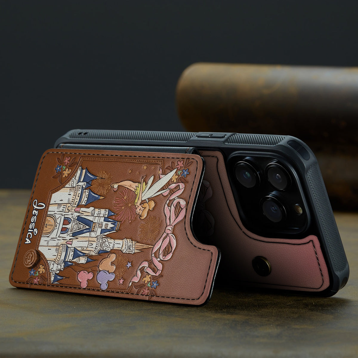 The Magical Castle - Personalized Mouse Fully Printed Wallet Phone Case