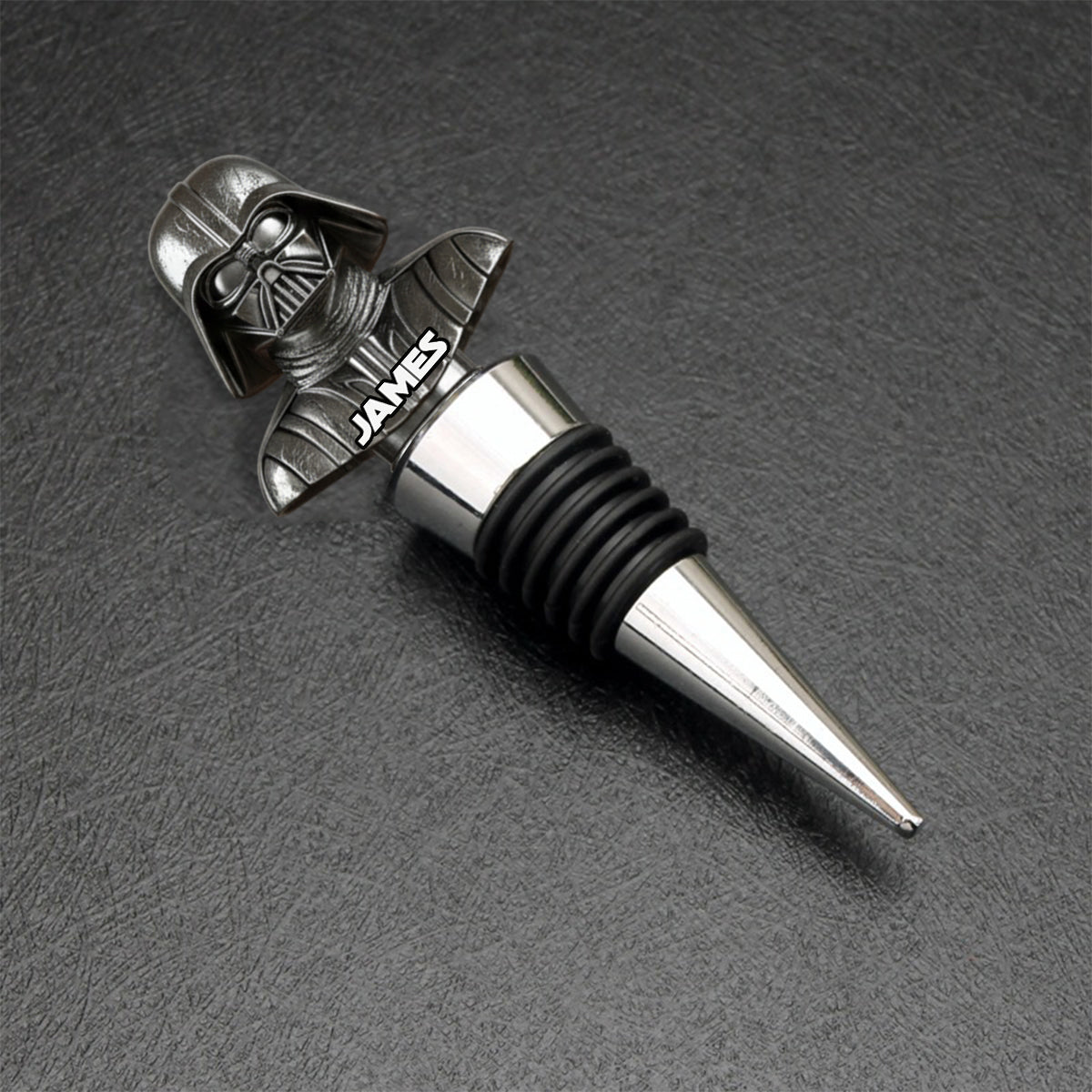 The Black Armored Commander - Personalized The Force Bottle Stopper