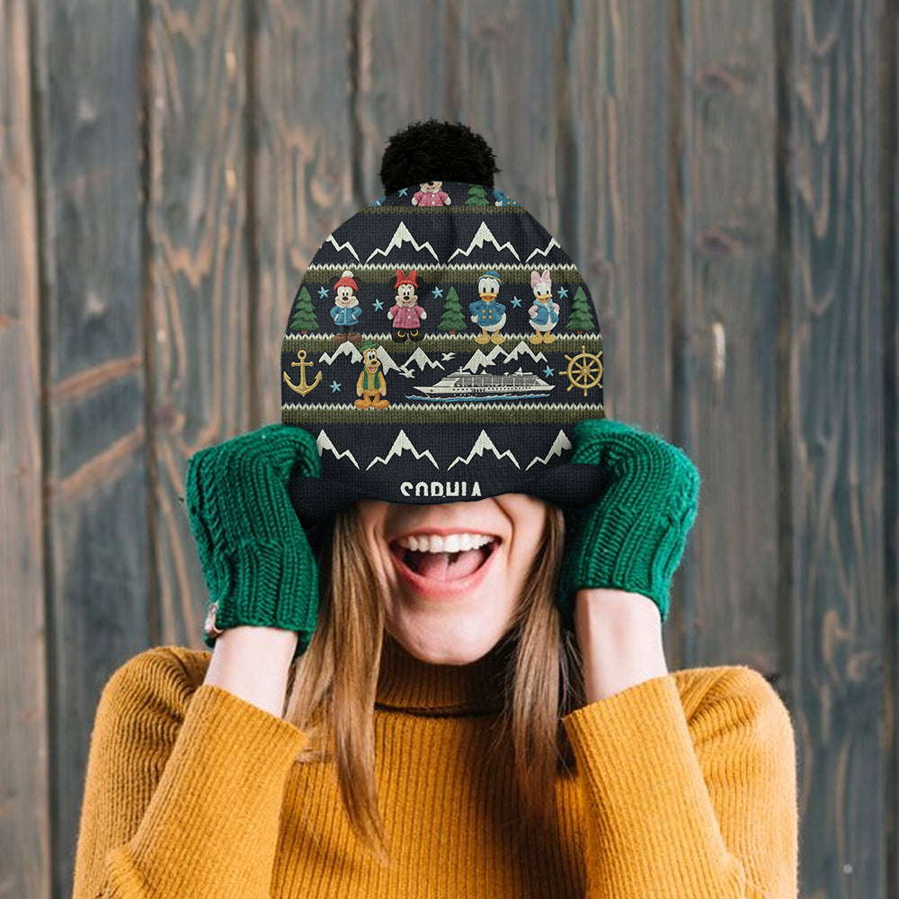 Alaska Trip - Personalized Mouse Beanie Hat
