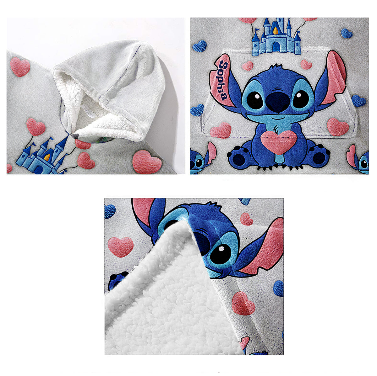 Ohana Means Family - Personalized Ohana Blanket Hoodie