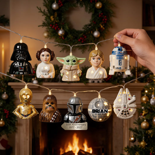 50th Anniversary - Personalized The Force String Lights