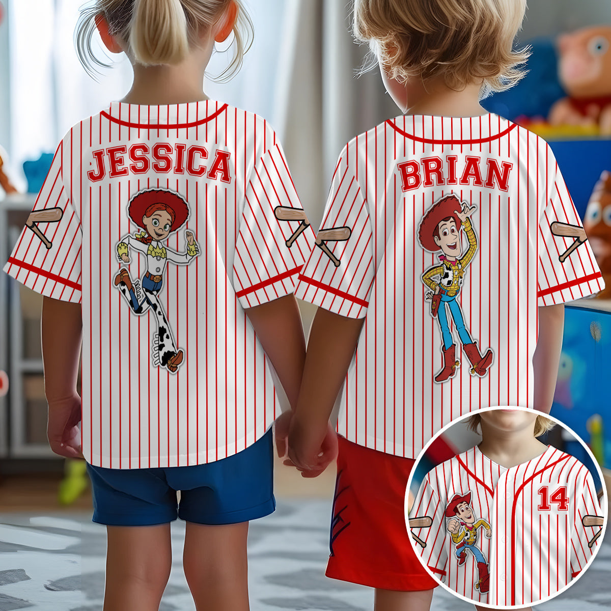 Space Ranger - Personalized Movie For Kids Baseball Jersey