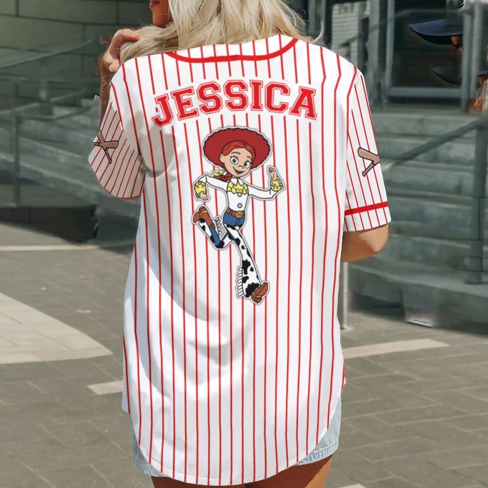 Space Ranger - Personalized Movie For Kids Baseball Jersey