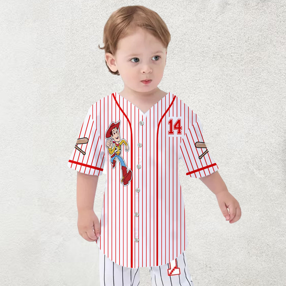 Space Ranger - Personalized Movie For Kids Baseball Jersey