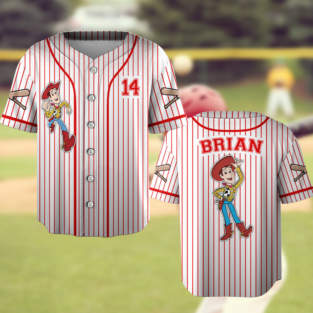 Space Ranger - Personalized Movie For Kids Baseball Jersey