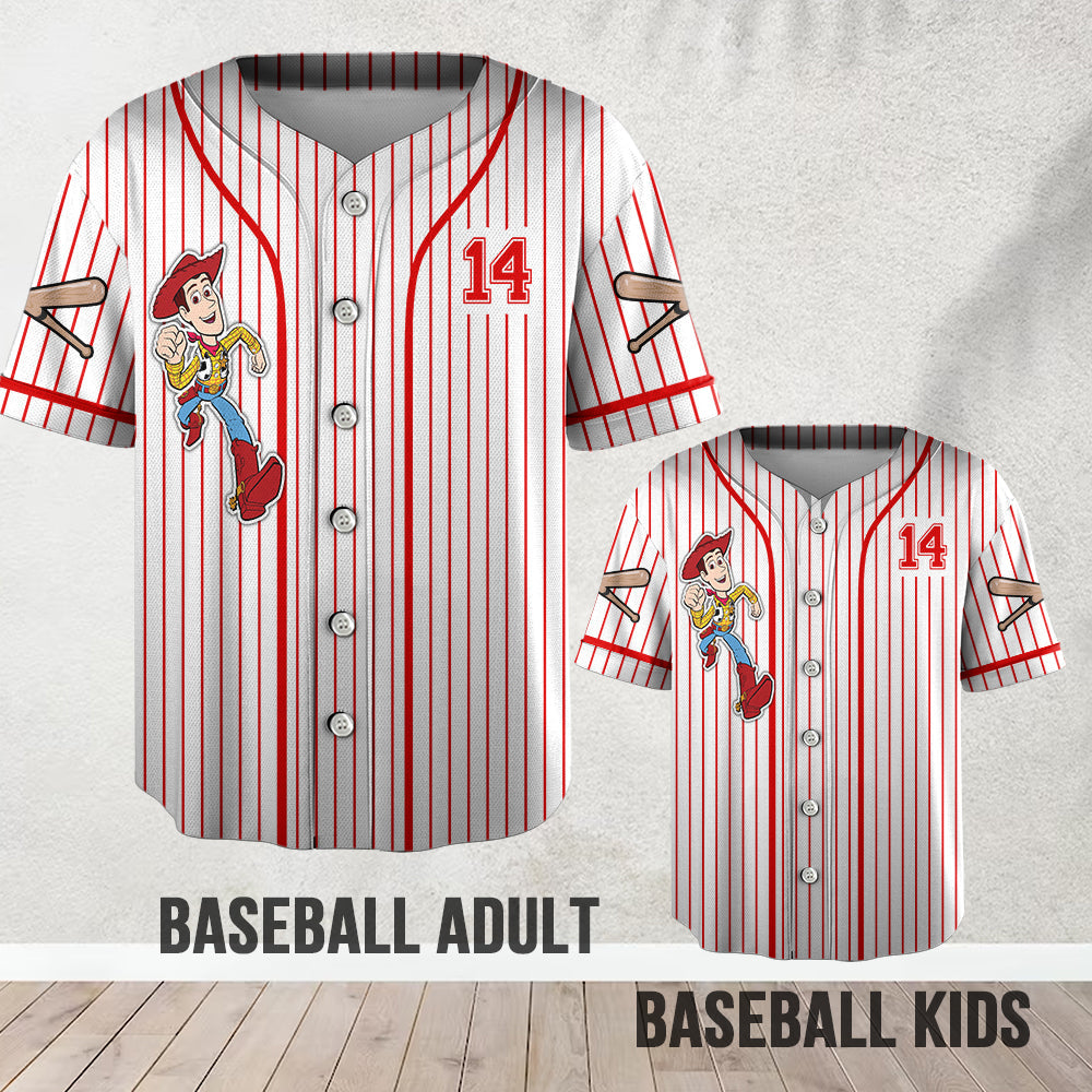 Space Ranger - Personalized Movie For Kids Baseball Jersey