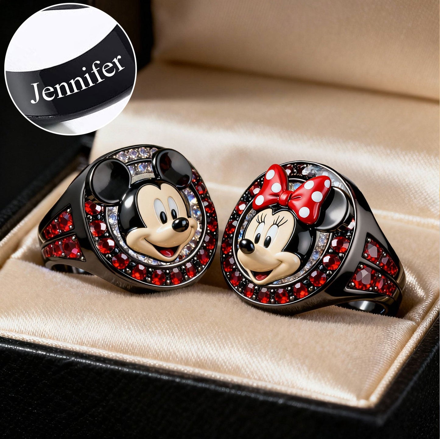 Magical Time - Personalized Mouse Signet Ring